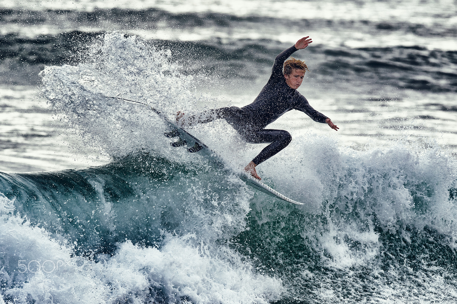 Canon EF 300mm F2.8L IS II USM sample photo. Torrey pines surfing photography