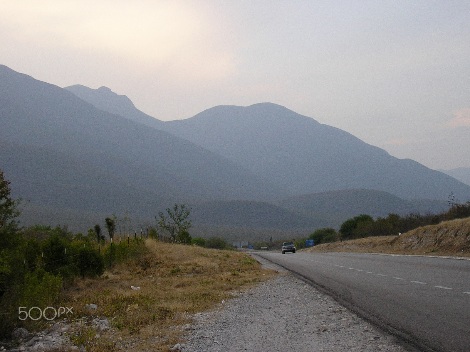 Olympus X100,D540Z,C310Z sample photo. Mountain and highway in mexico photography