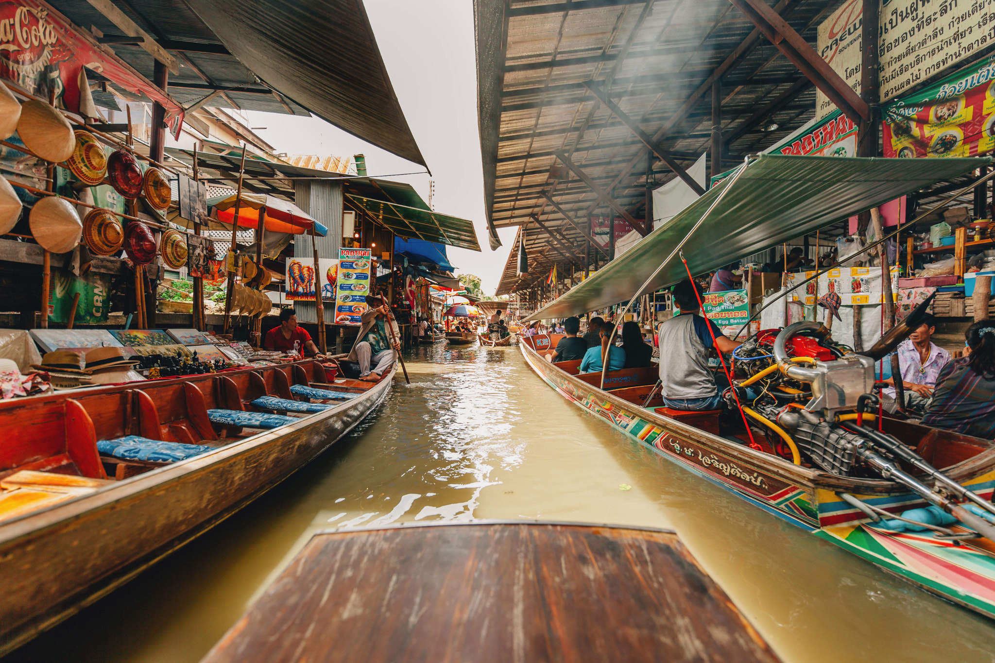 Canon EF 300mm f/2.8L sample photo. Damnoen saduak floating markets photography