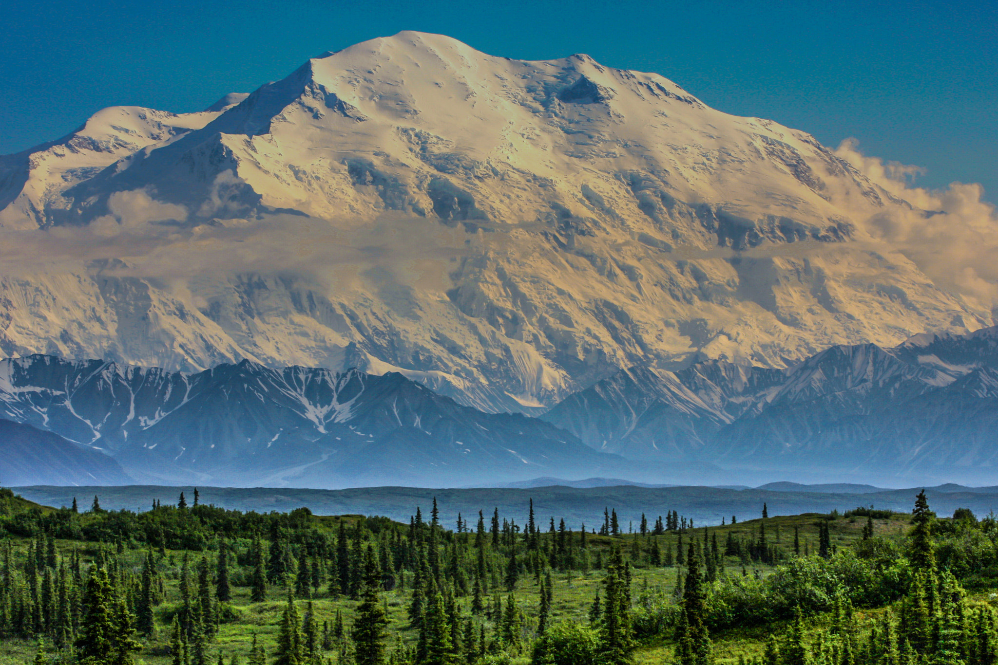 Canon EOS 40D + Canon EF 135mm F2.8 SF sample photo. Mt mckinley photography