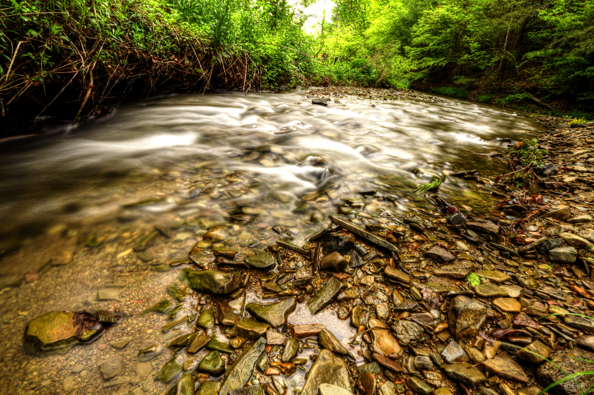 Canon EOS 7D + Canon EF-S 10-18mm F4.5–5.6 IS STM sample photo. Babbling brook photography