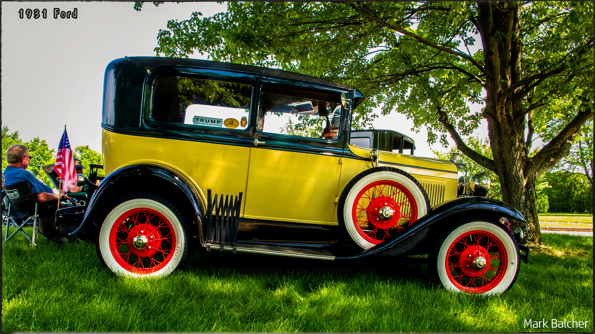 Pentax K-x sample photo. Meriden classic car show 1931 ford photography