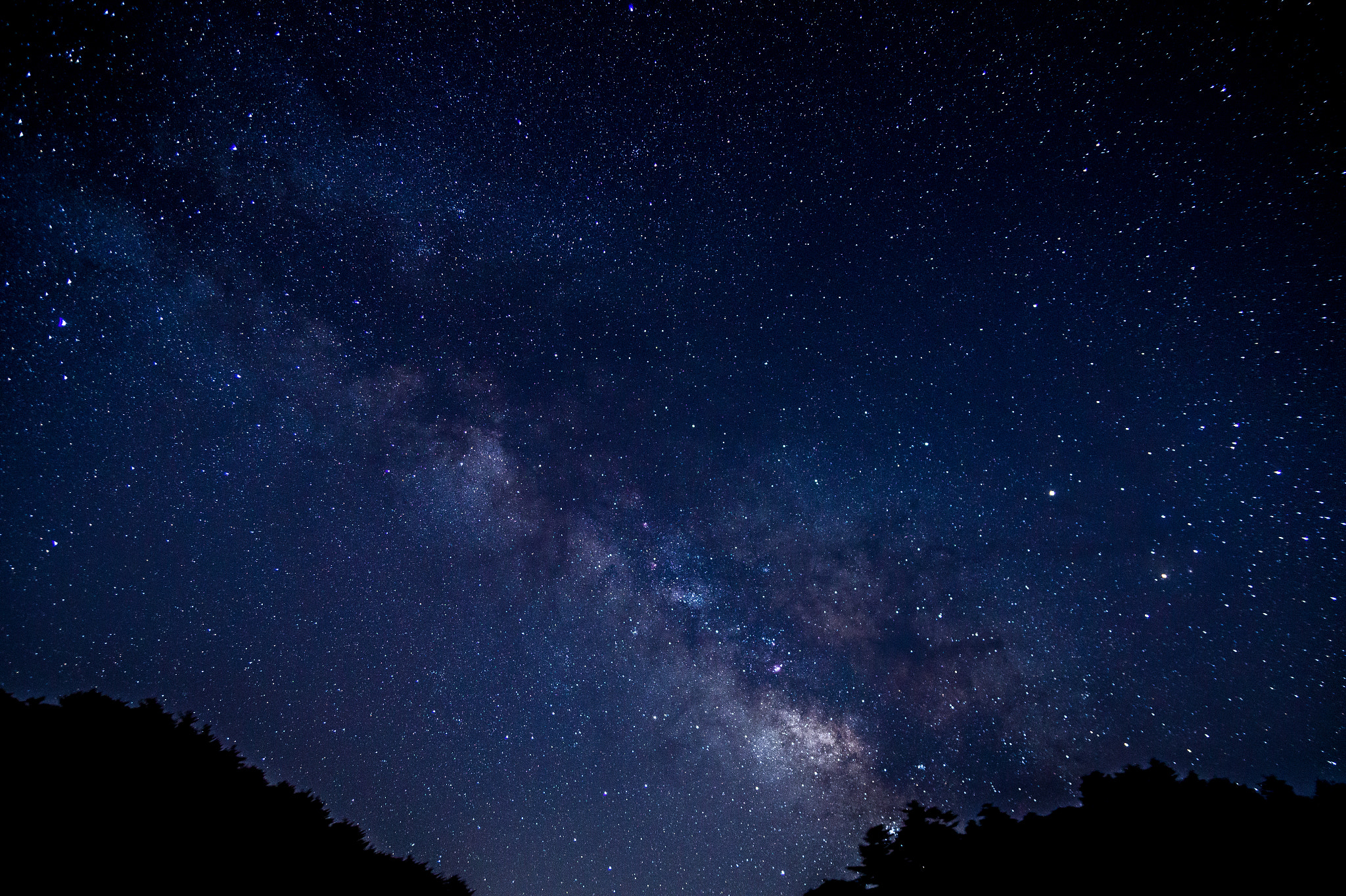 Pentax K-S2 sample photo. Milkyway in korea photography