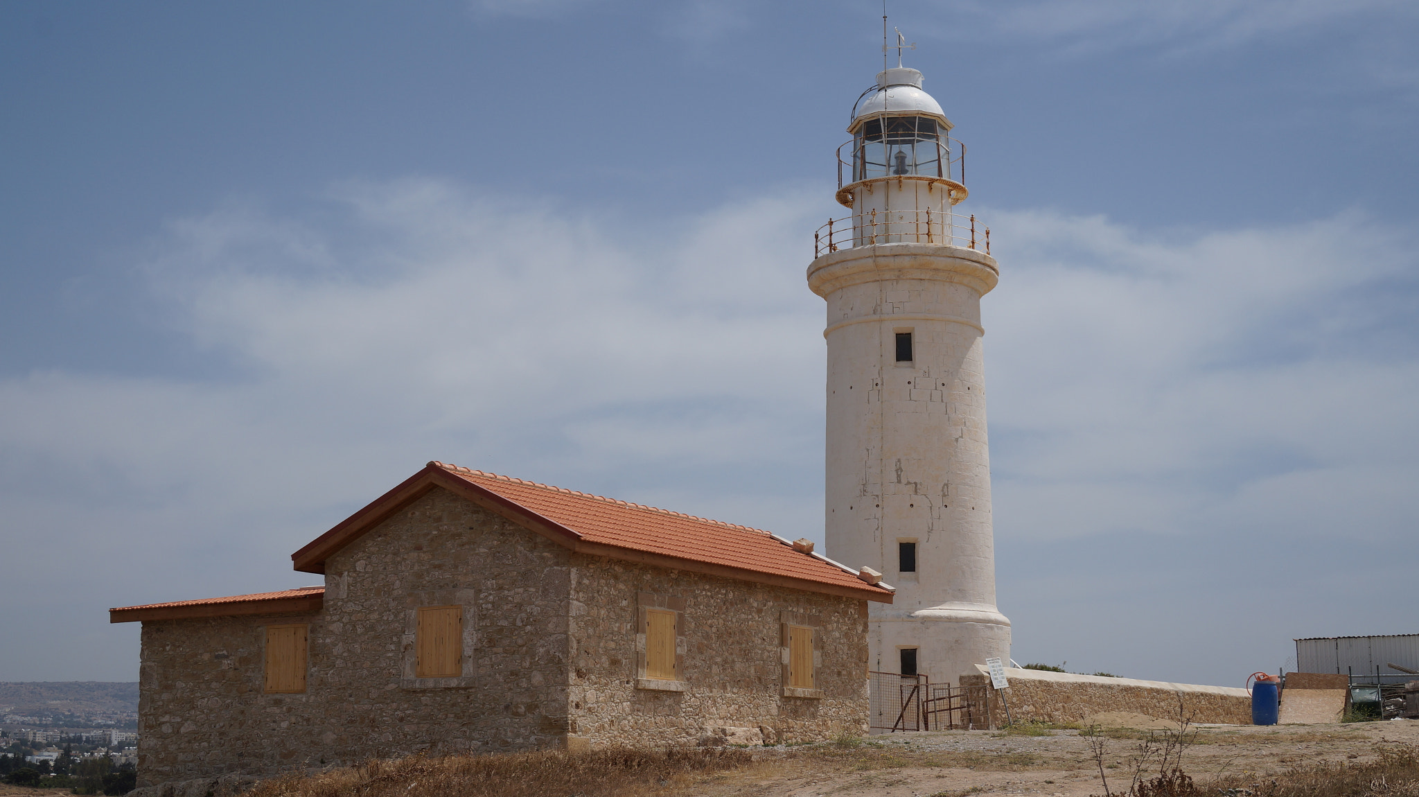 Sony E 18-50mm F4-5.6 sample photo. Pafos lighthouse photography