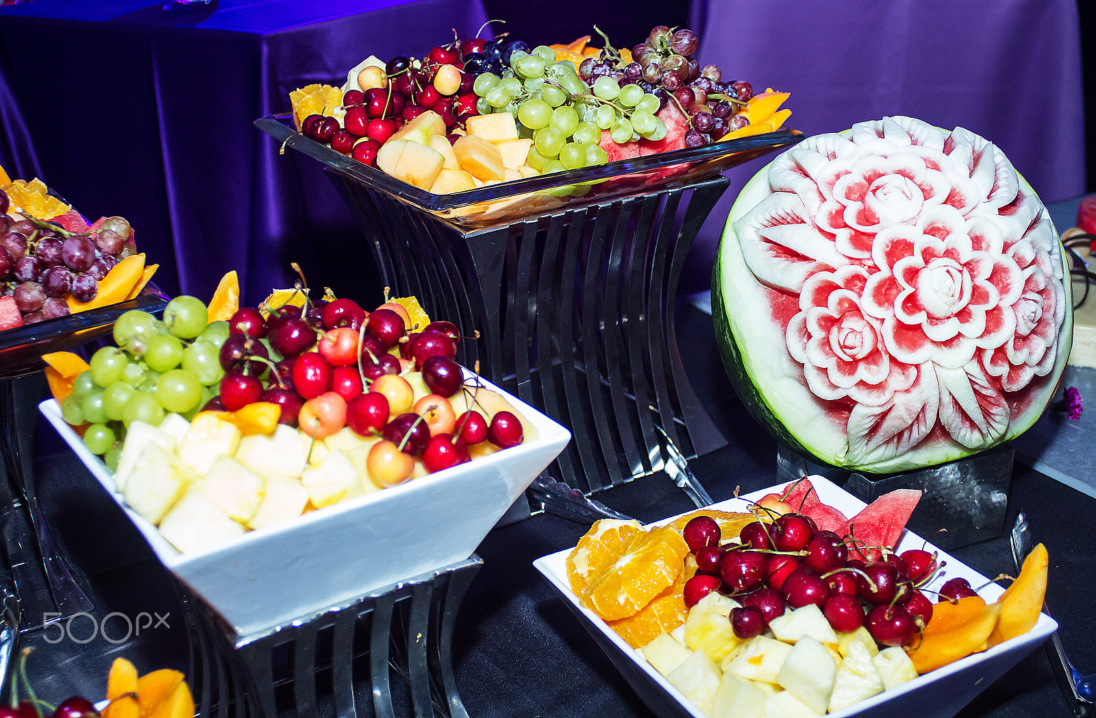 Canon EF 28-90mm f/4-5.6 USM sample photo. Colorful tropical fruit buffet . photography