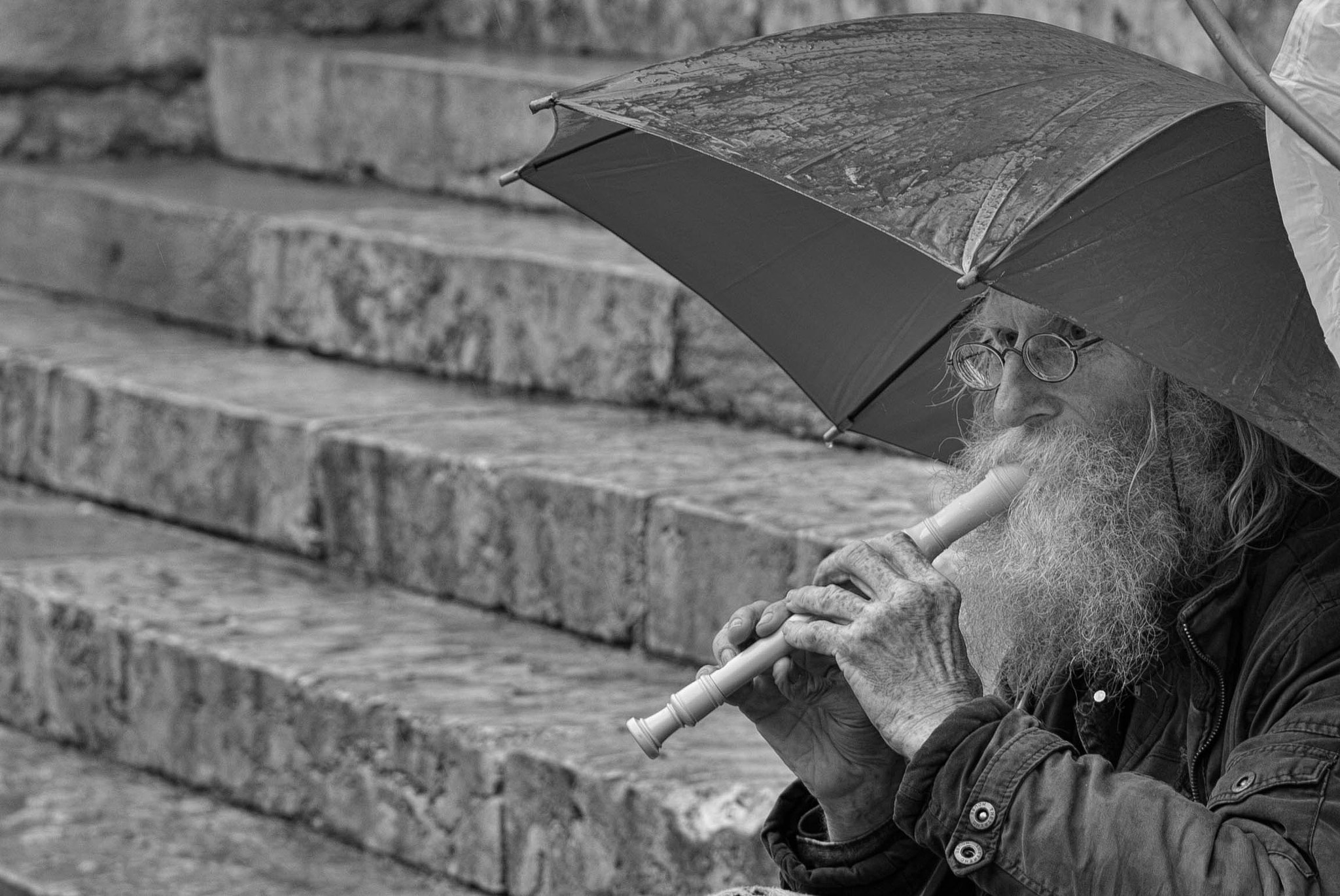 Nikon Df sample photo. The flute player regensburg photography