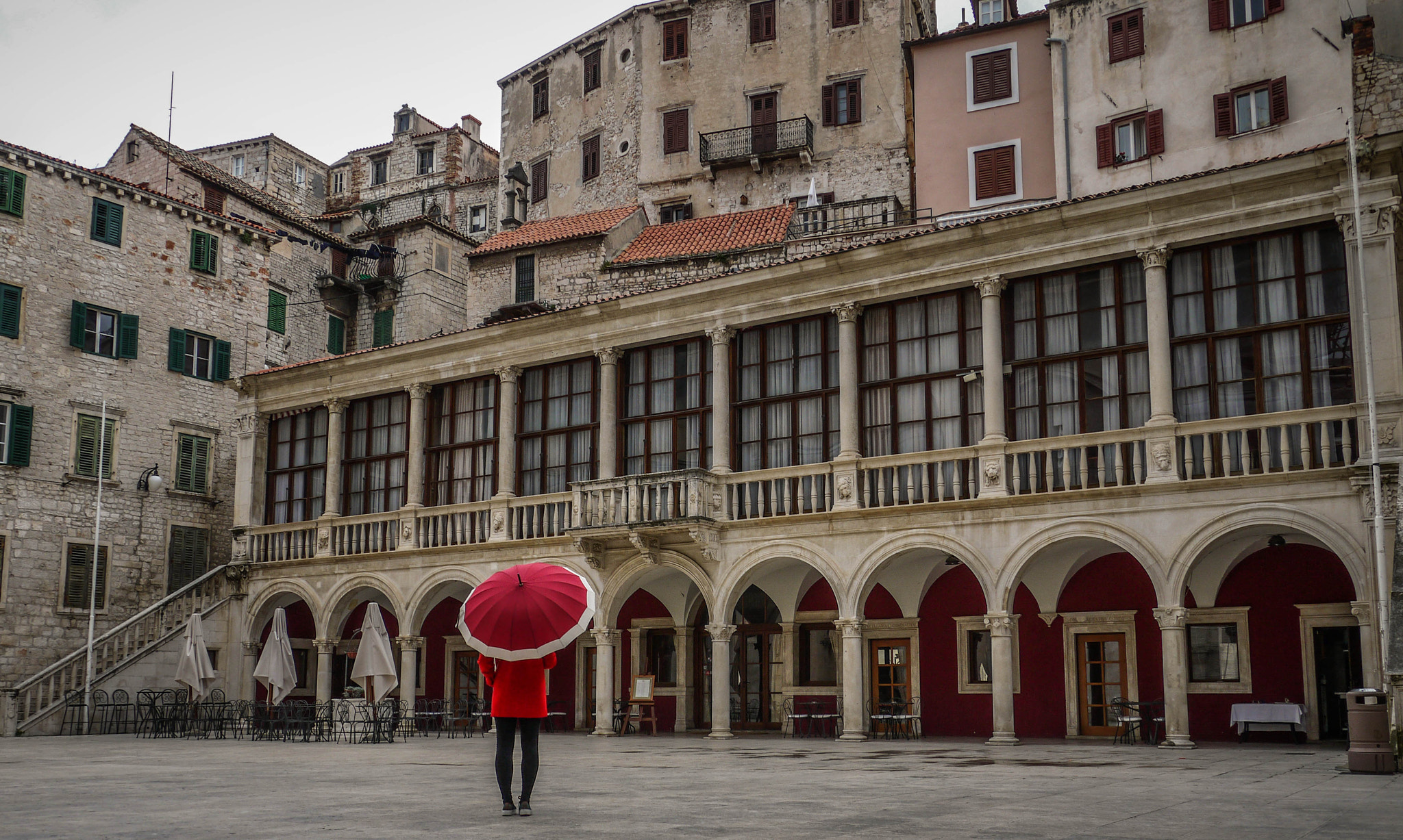 Panasonic Lumix DMC-GF3 sample photo. Sibenik old town photography