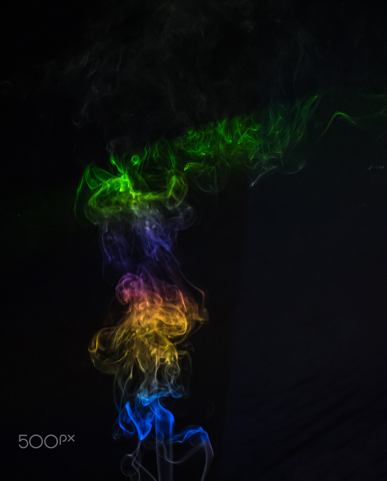 Sony a7 II + Canon EF 100mm F2.8L Macro IS USM sample photo. Colourful smoke photography