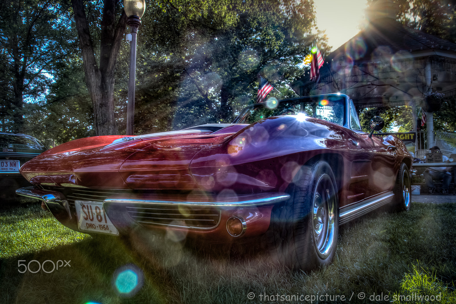 Canon EF-S 17-55mm F2.8 IS USM sample photo. 1964 corvette roadster photography
