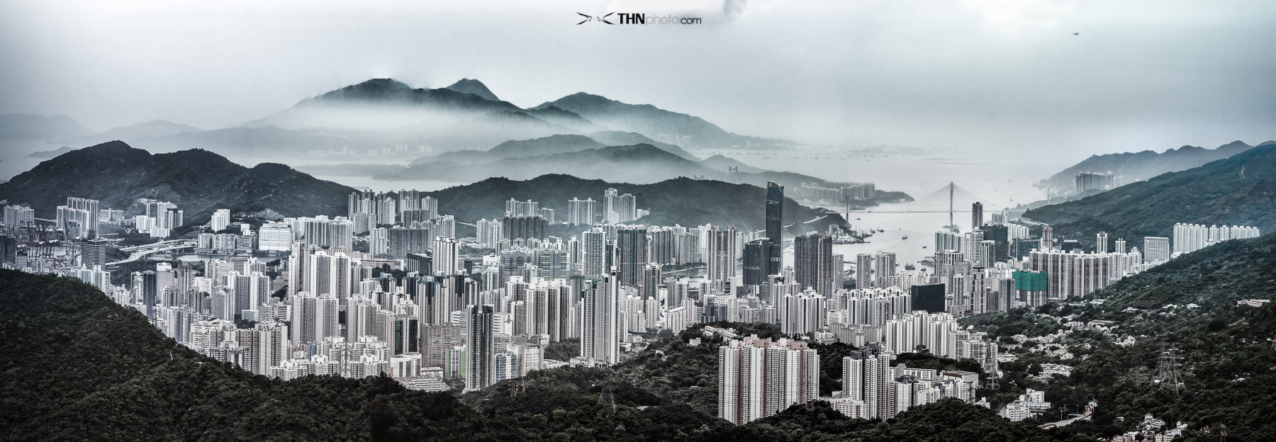 Sigma 70-200mm F2.8 EX DG OS HSM sample photo. Hong kong cityscapes panorama photography
