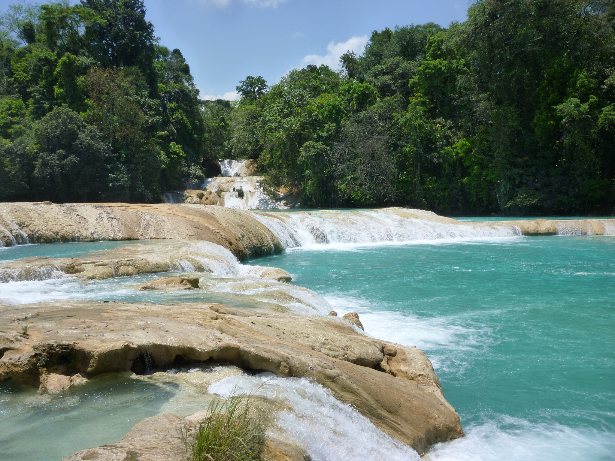 Panasonic DMC-FS15 sample photo. Agua azul photography