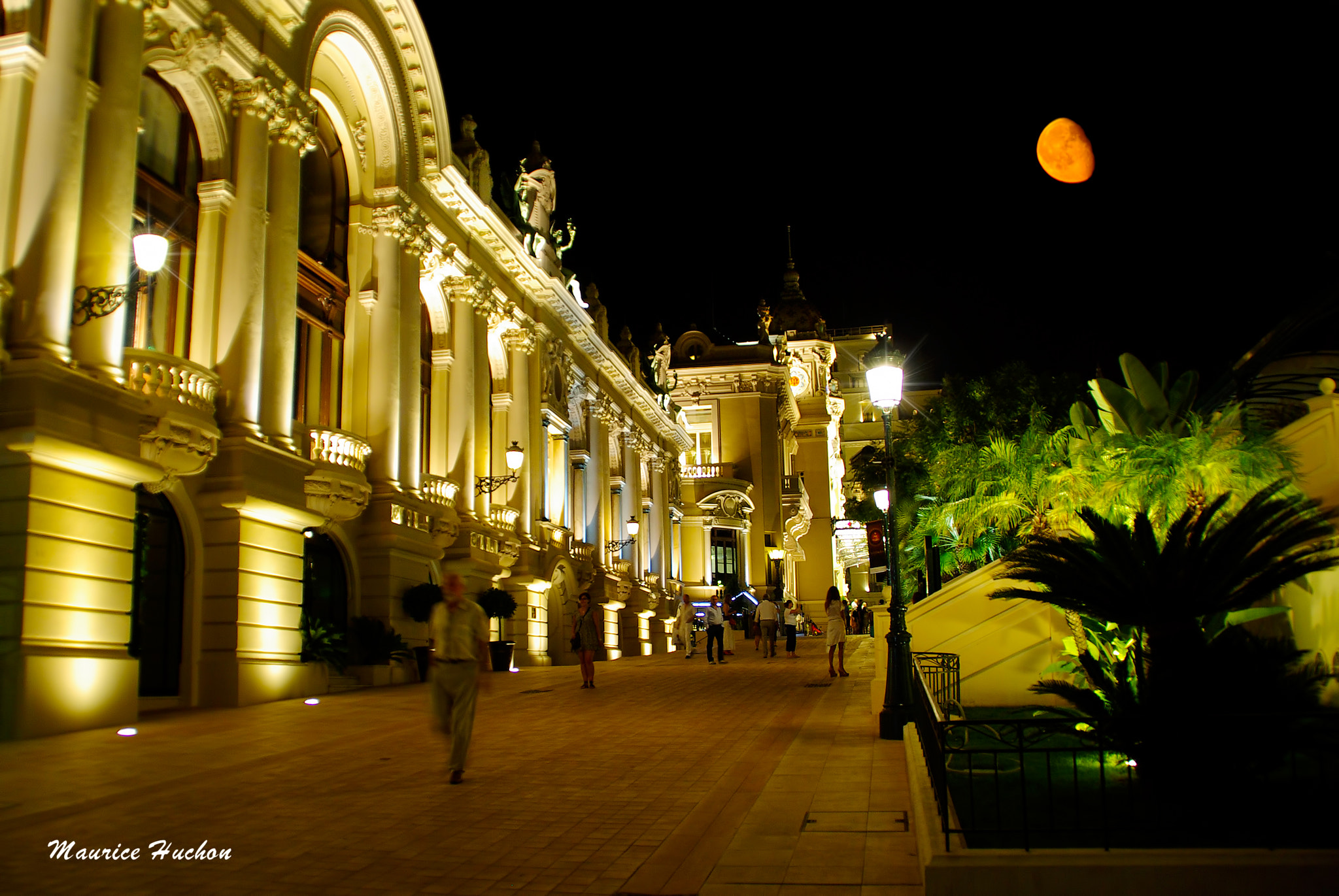 Pentax K10D sample photo. Clair de lune a monaco photography