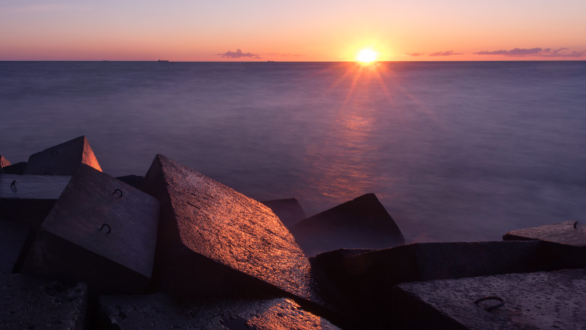 Pentax K-3 + Pentax smc DA 21mm F3.2 AL Limited sample photo. Sunset from mangalsala jetty photography