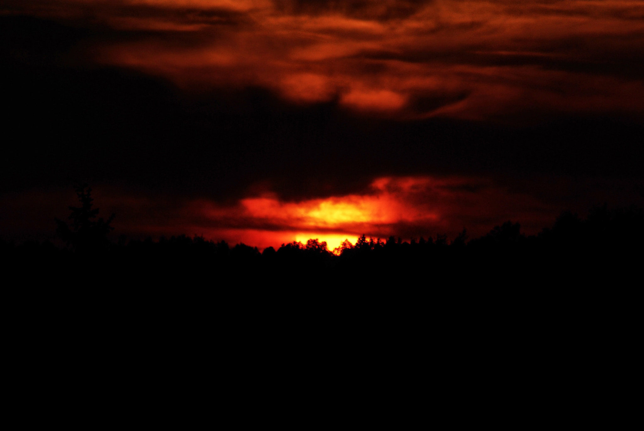 Pentax K10D sample photo. Sunset photography