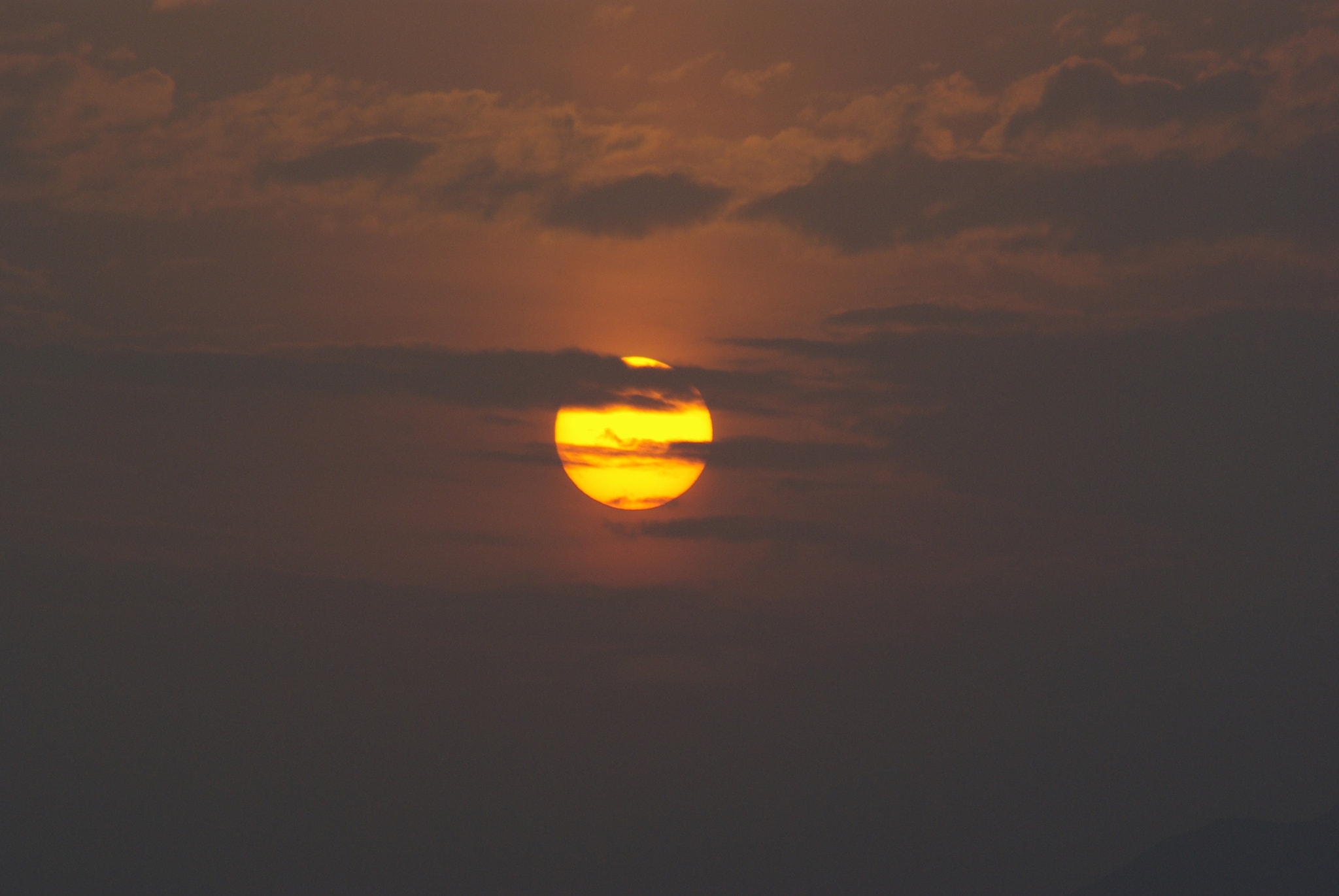 Pentax K10D sample photo. Sunset photography
