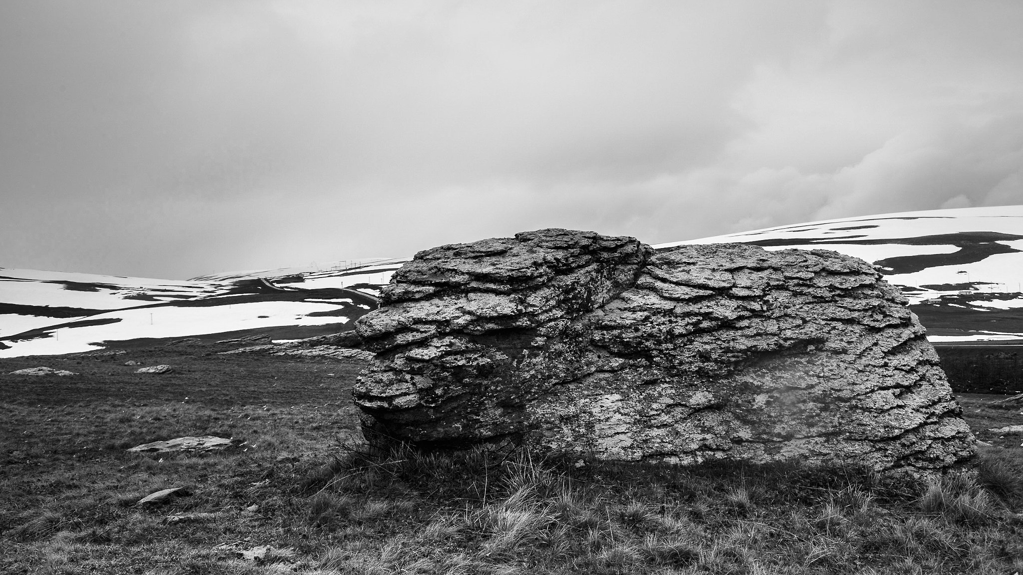 Canon EOS 6D + Canon EF 28mm F2.8 sample photo. Rock & snow photography