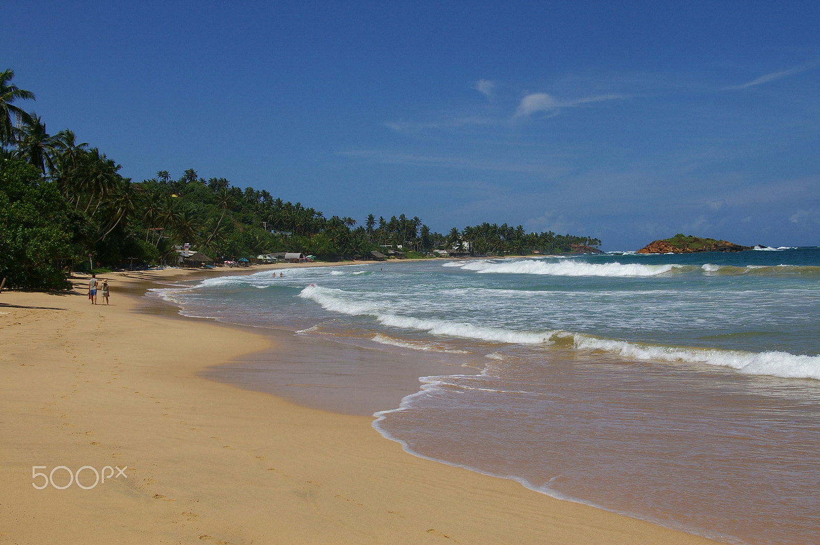 Pentax *ist DL2 sample photo. Mirissa beach photography