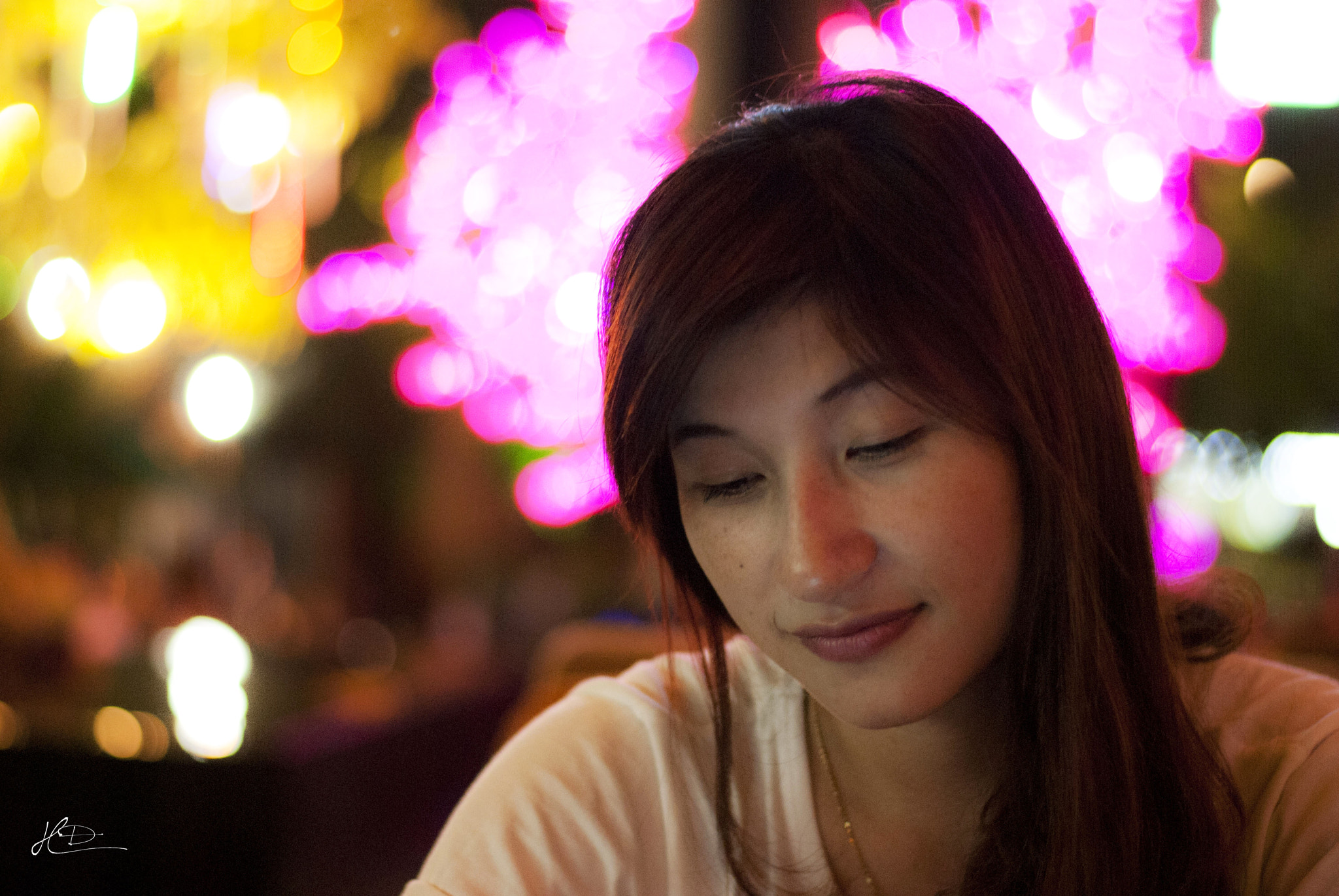 Nikon D200 + Nikon AF-S Nikkor 50mm F1.8G sample photo. Beautiful girl photography