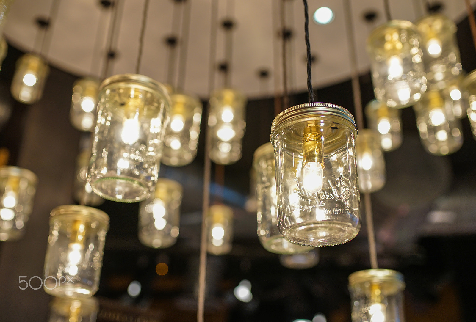 35mm F1.4 G SSM sample photo. Light bulb in a jar photography