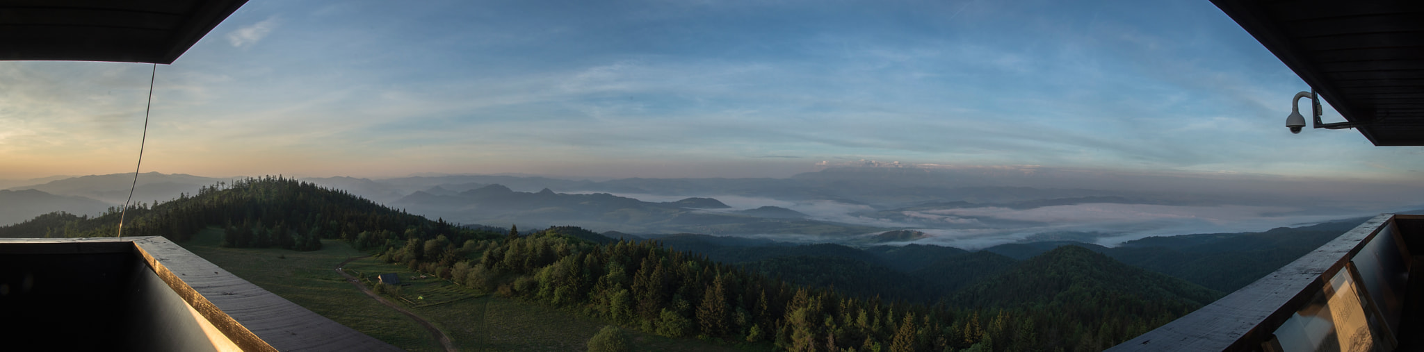Sony SLT-A57 sample photo. A panorama from viewing tower on lubań photography