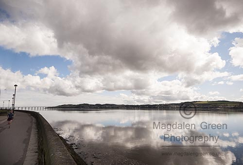 Sigma 10-20mm F4-5.6 EX DC HSM sample photo. Fab clouds and reflections  - dundee waterfront and fife in the photography