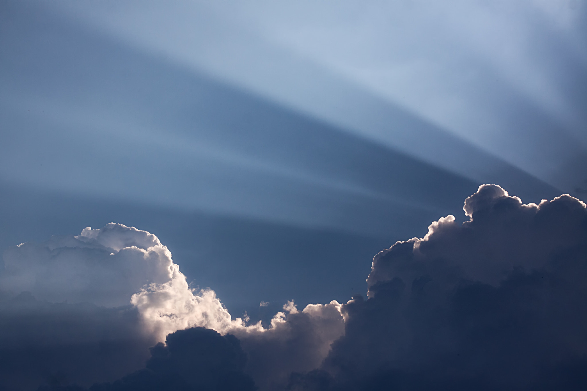 Canon EOS 50D + Canon EF 50mm F1.4 USM sample photo. This scene was coming by.. love clouds and sunrays together. #apeldoorn photography