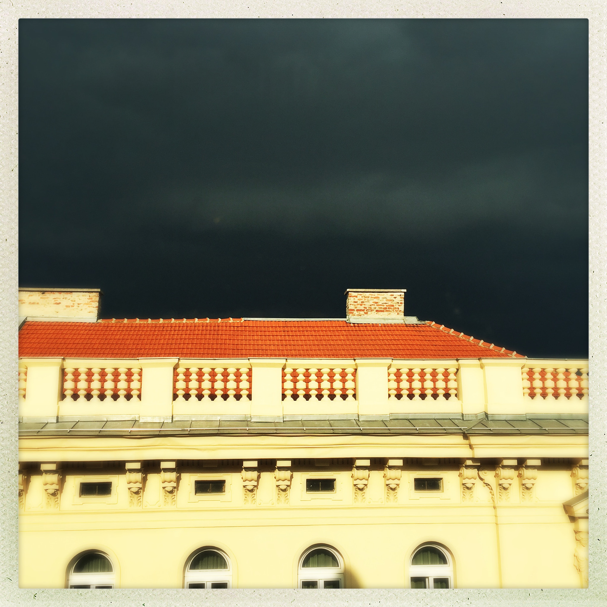 Hipstamatic 302 sample photo. Drama in the sky photography