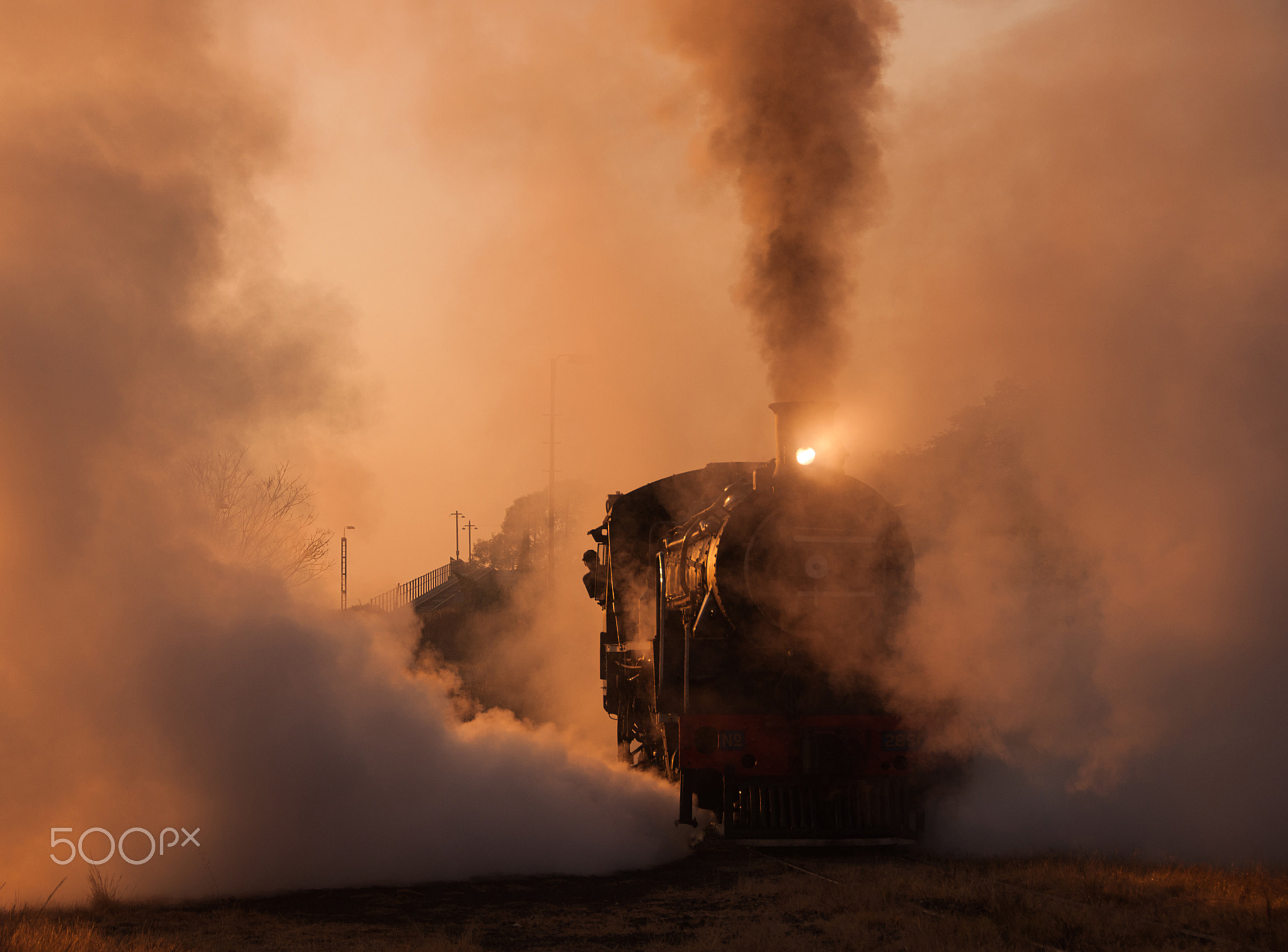 Steam sunrise