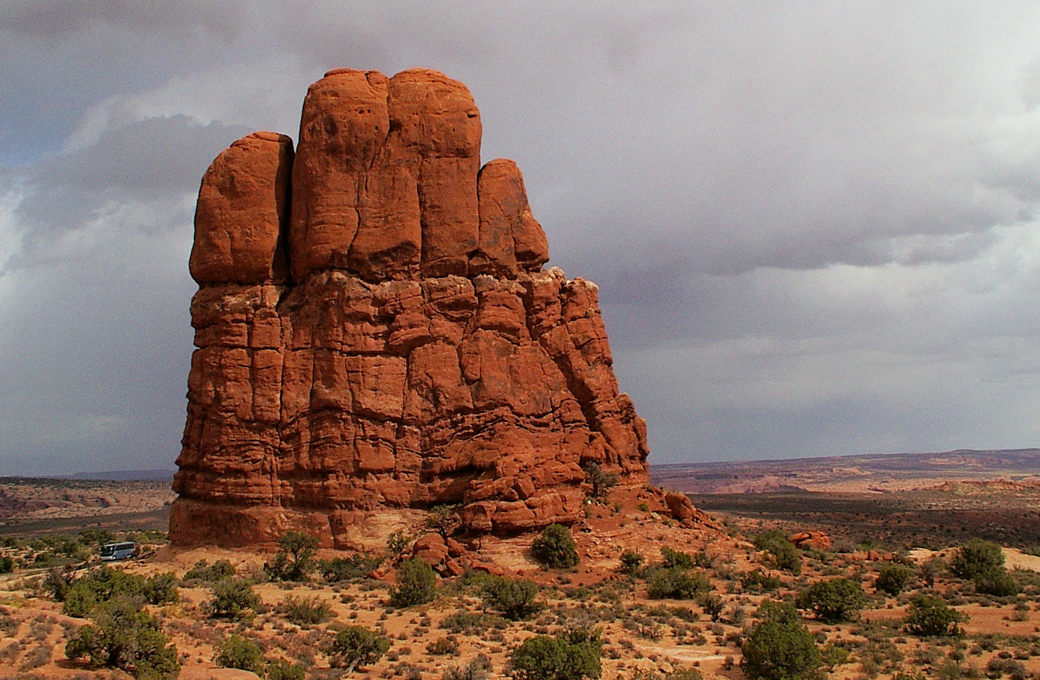 Pentax OPTIO MX sample photo. Arches national park photography