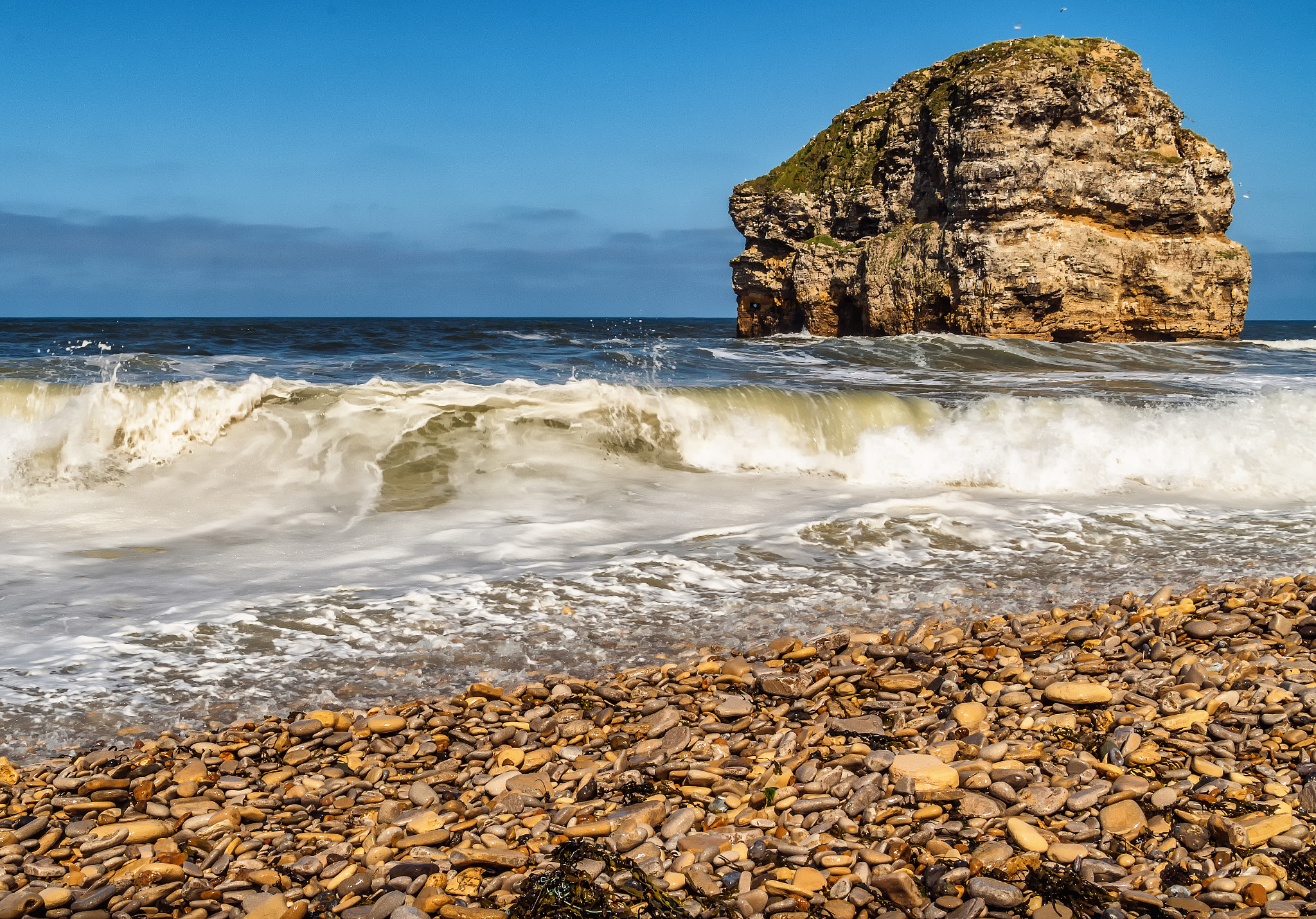 Pentax K-S1 sample photo. Marsden grotto  photography