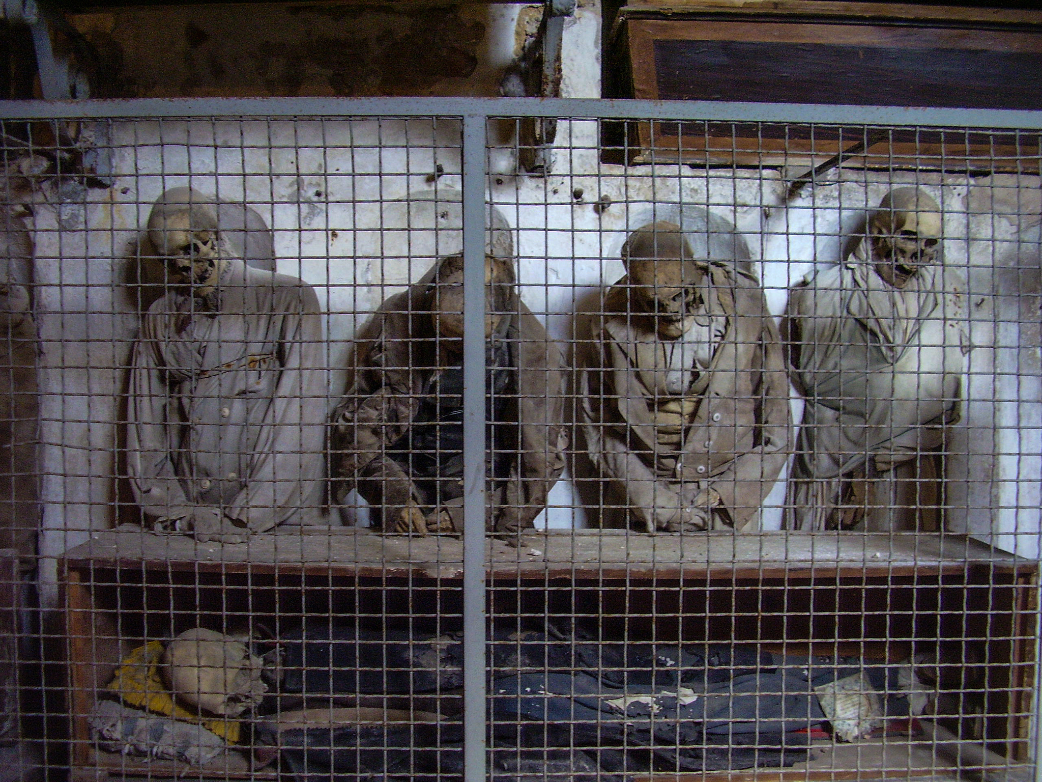 Olympus FE115,X715 sample photo. Palermo: capuchin catacombs of palermo photography