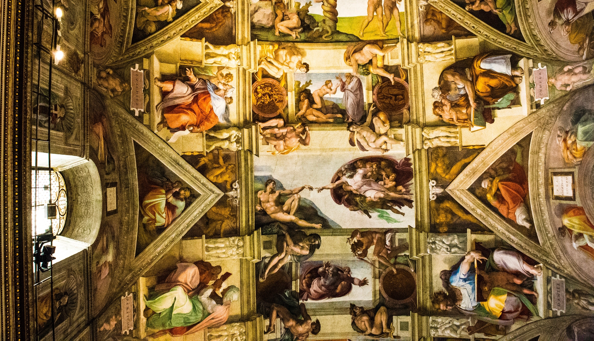 Nikon 1 V3 sample photo. Ceiling sistine chapel photography