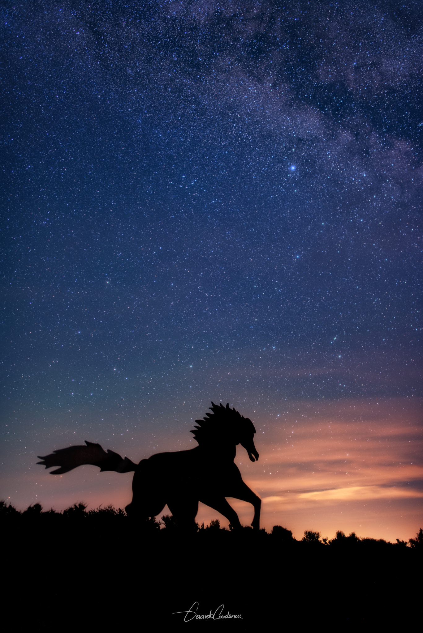 Samyang 12mm F2.8 ED AS NCS Fisheye sample photo. Riding to the galaxy photography