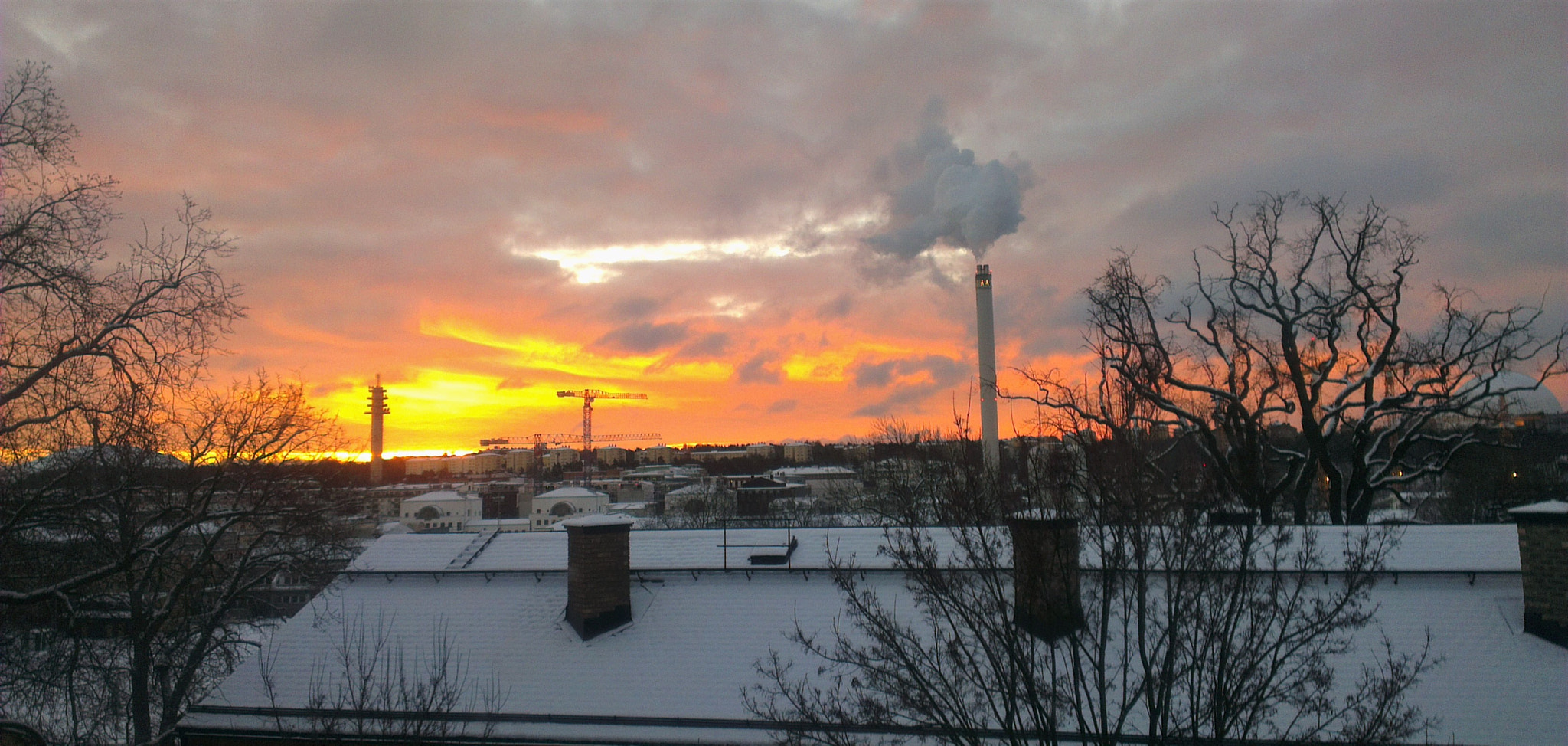 HTC ONE X sample photo. Sunrise, sthlm photography