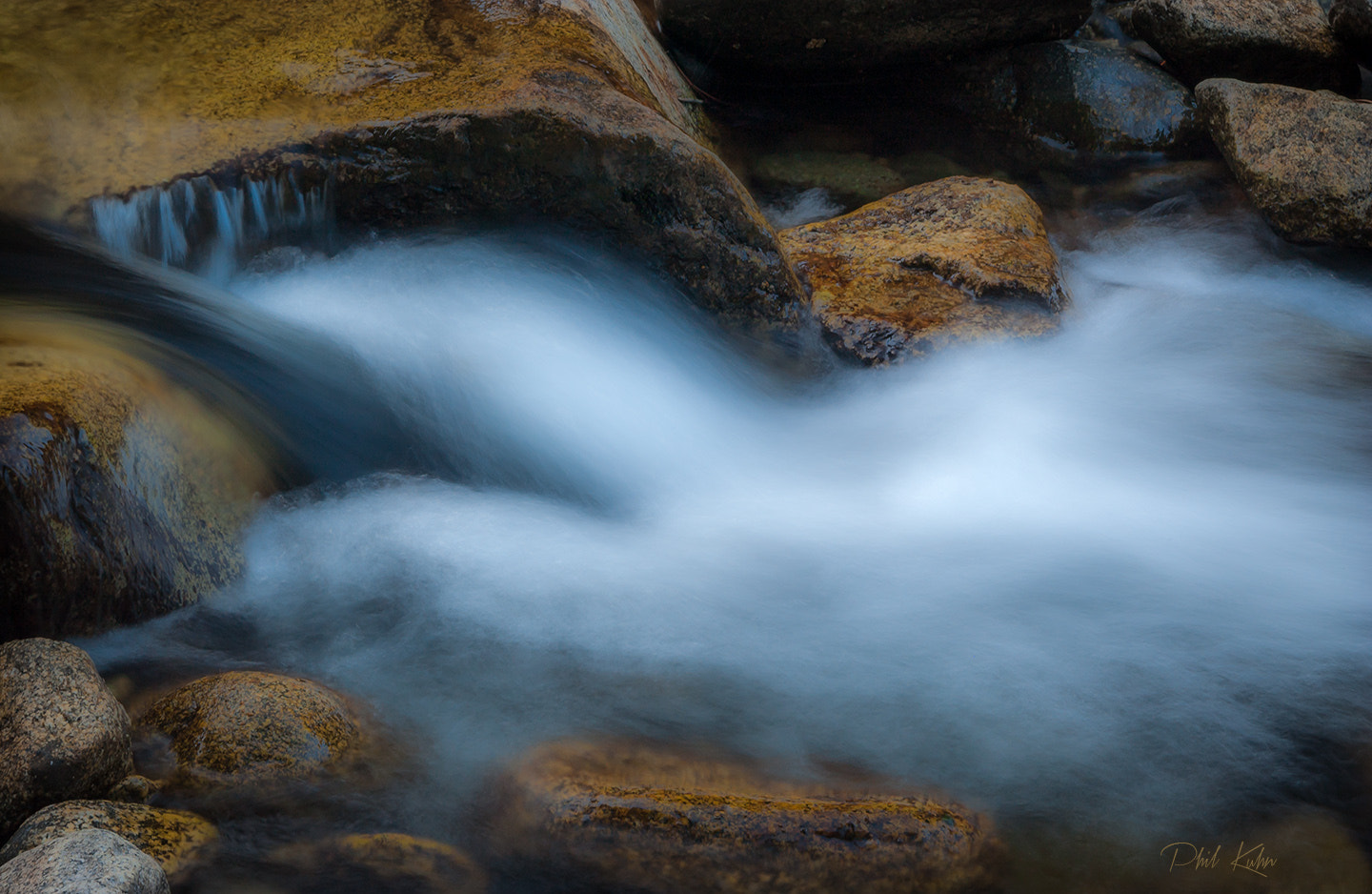 Nikon D1X sample photo. Soft water photography