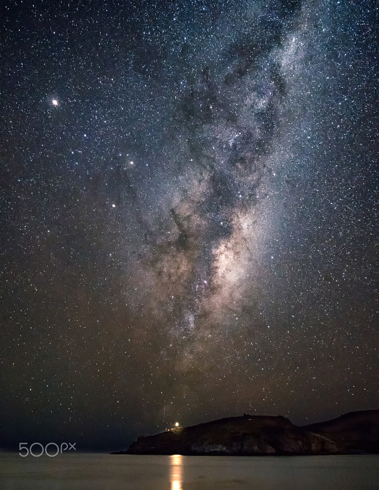 Panasonic Lumix DMC-GH4 + OLYMPUS M.12mm F2.0 sample photo. Milky way over taiaroa head photography