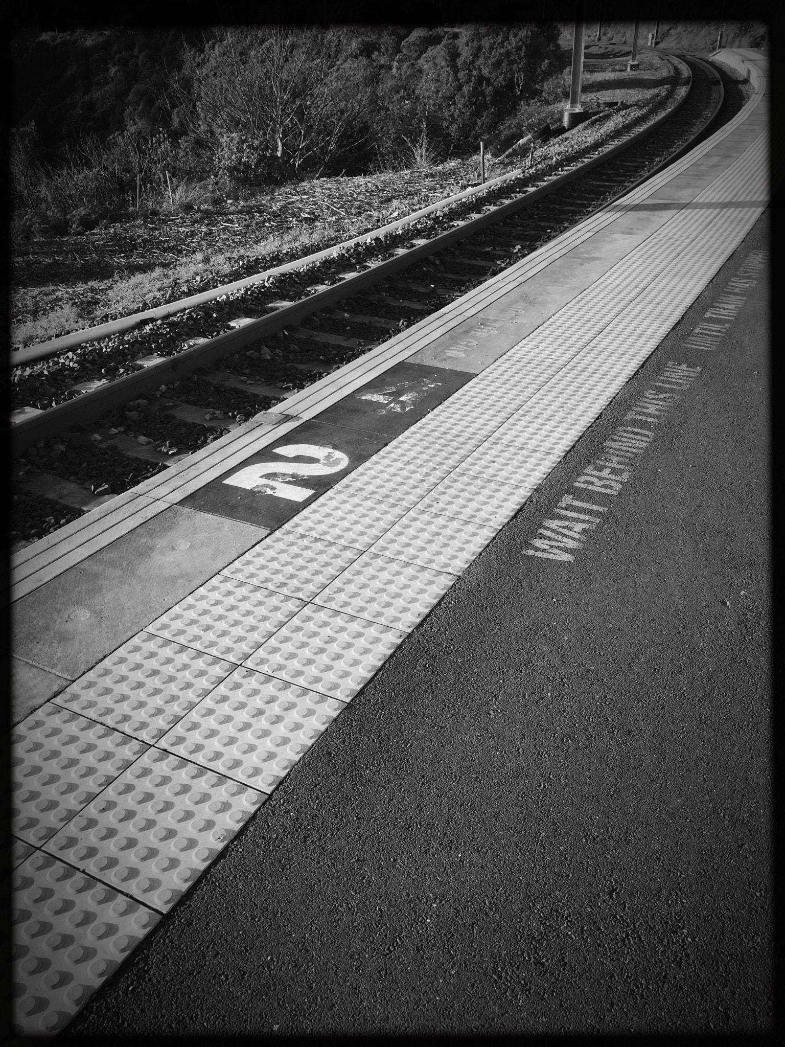 Hipstamatic 301 sample photo. Railway platform #2 photography