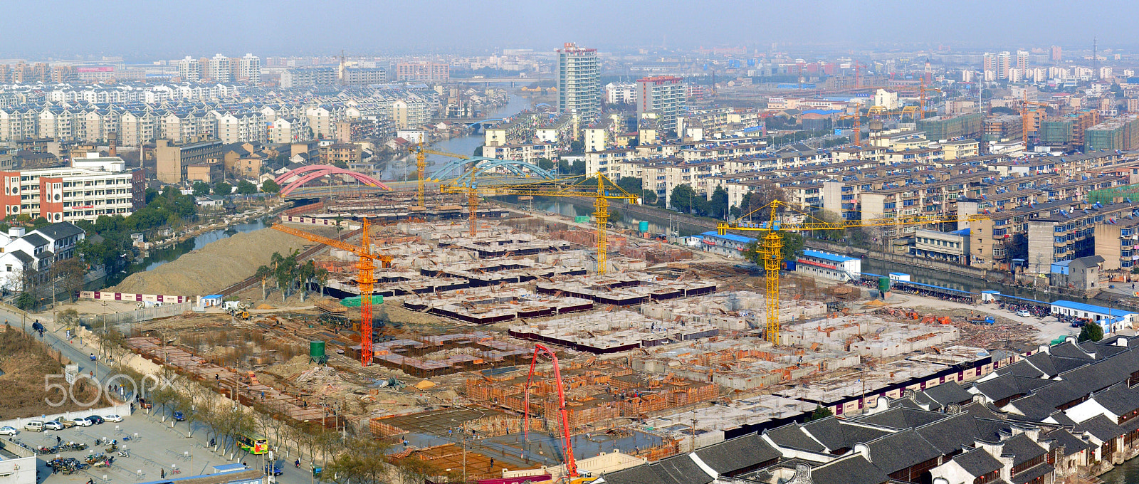 Samsung KENOX S1050  / Samsung S1050 sample photo. New real estate construction photography