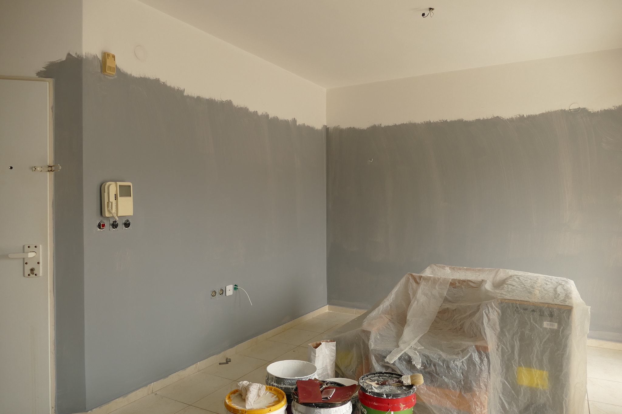 painting the flat
