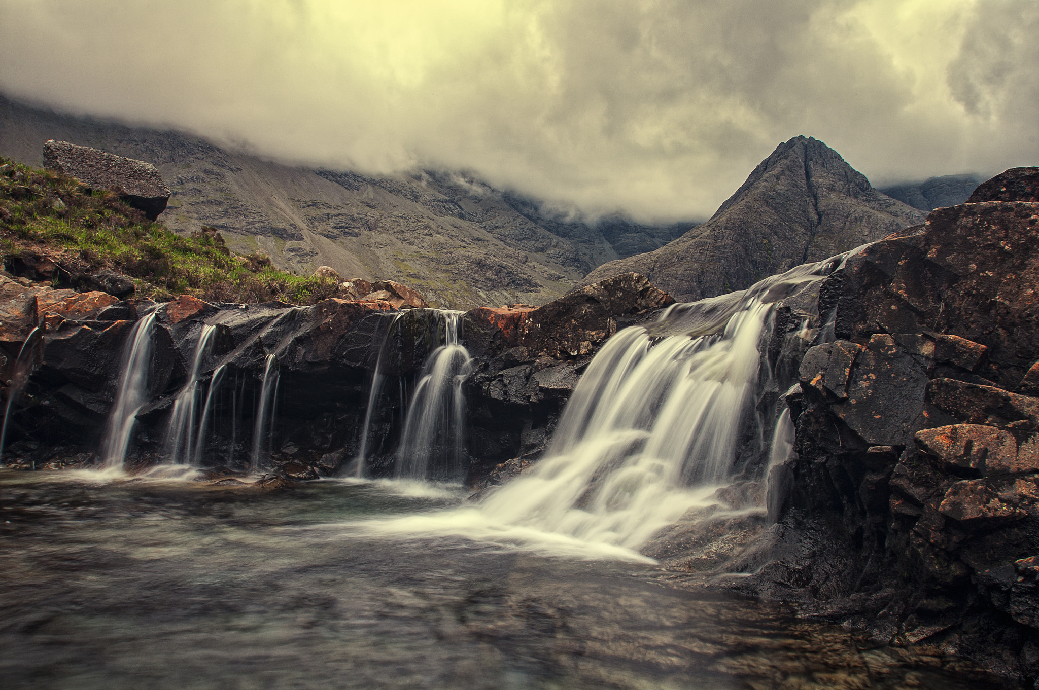 Pentax K-7 sample photo. Fairy pools photography