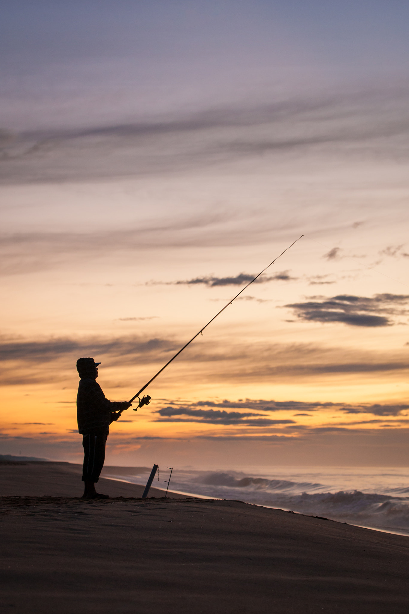 Canon EOS-1D Mark III sample photo. Dawn fisherman photography