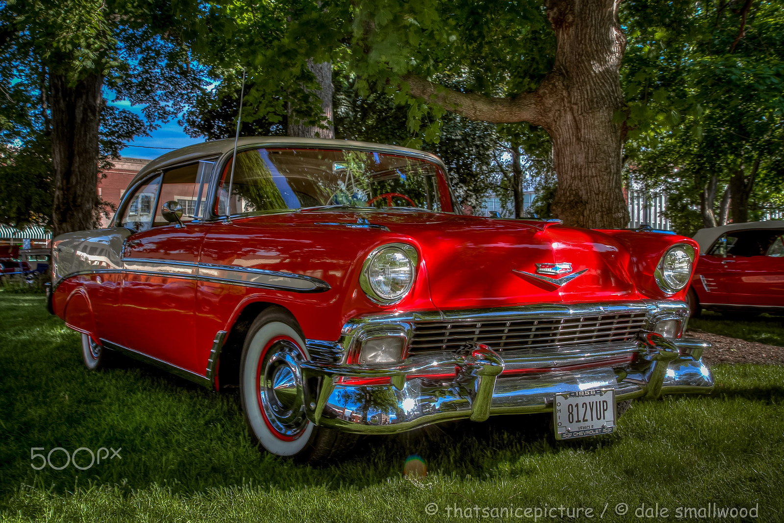 Canon EOS 70D + Canon EF-S 17-55mm F2.8 IS USM sample photo. 1956 chevrolet photography
