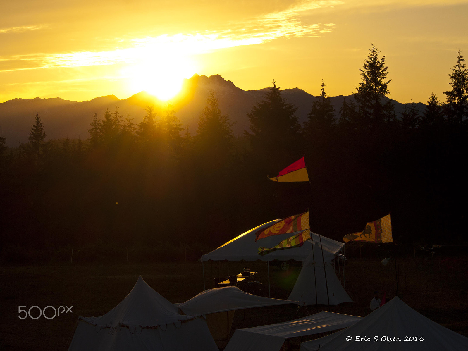 Olympus PEN E-P1 sample photo. Sunset over june faire photography