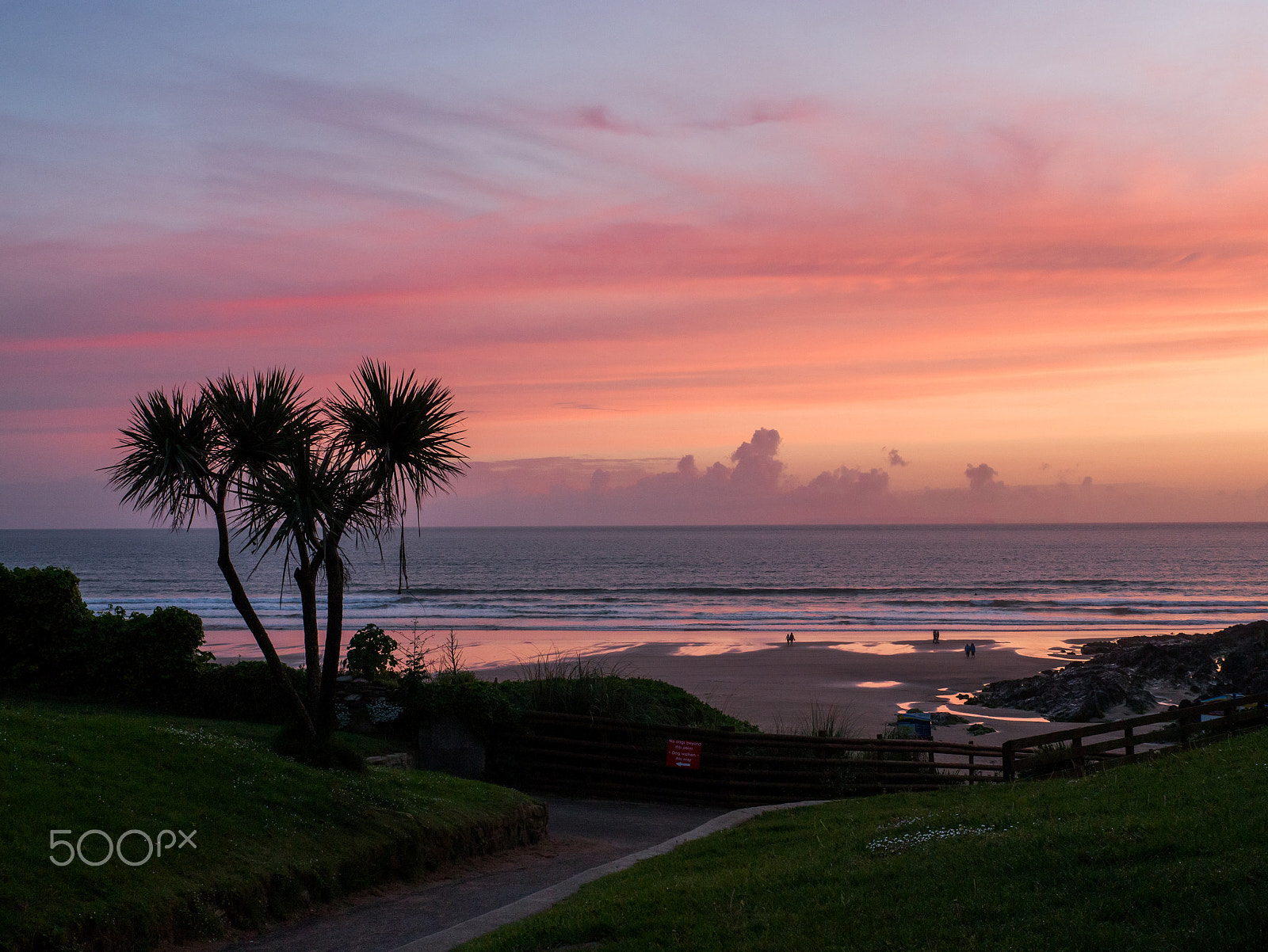 Panasonic Lumix DMC-G3 + Panasonic Leica DG Summilux 25mm F1.4 II ASPH sample photo. Woolacombe sunset photography