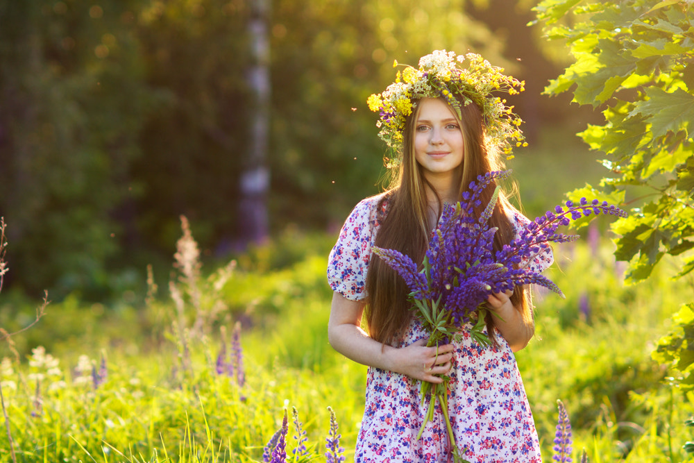 Sony Planar T* 85mm F1.4 ZA sample photo. Люпиновое Лето photography