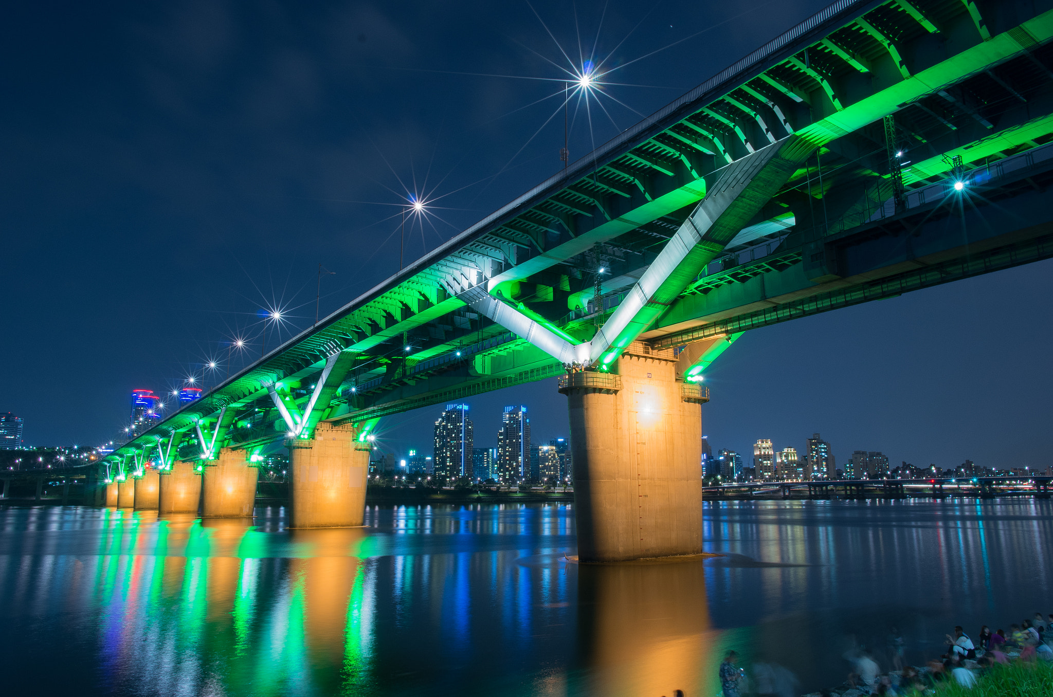 Pentax K-5 II + Pentax smc DA 15mm F4 ED AL Limited sample photo. Chungdam bridge, seoul photography