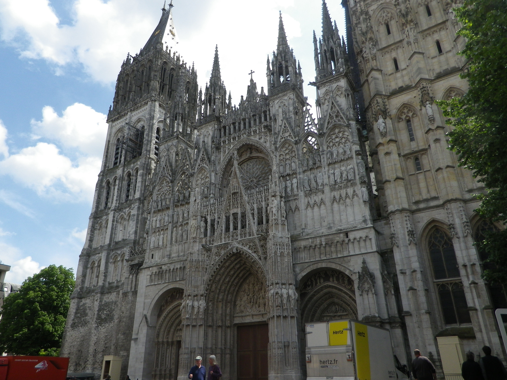 Pentax Optio RZ18 sample photo. Cathédrale notre dame rouen photography