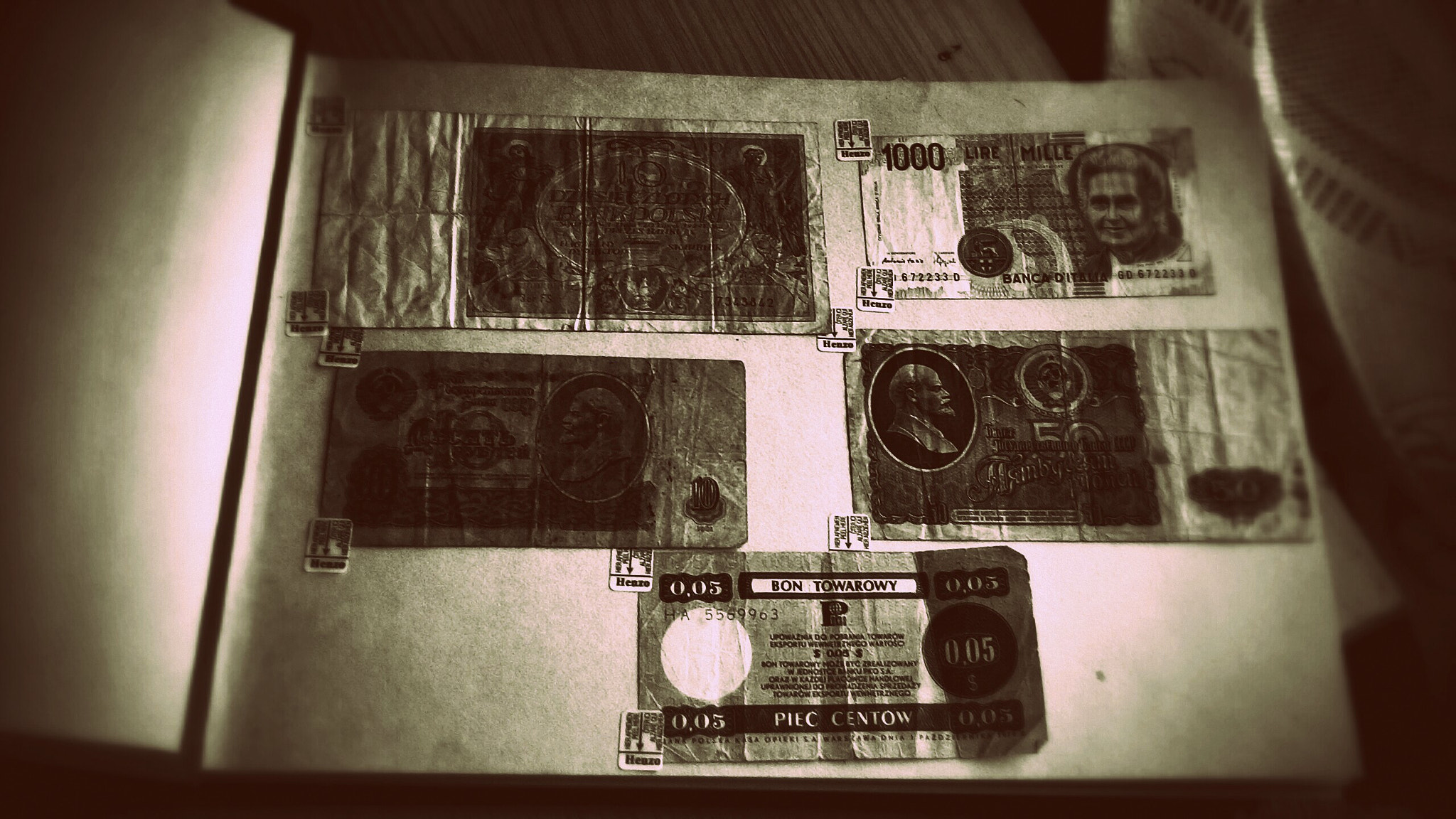 LG LEON sample photo. Old banknotes... photography