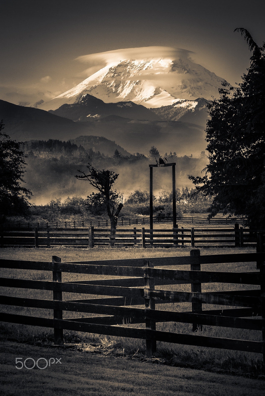 Nikon D40X sample photo. Mountain ranch photography
