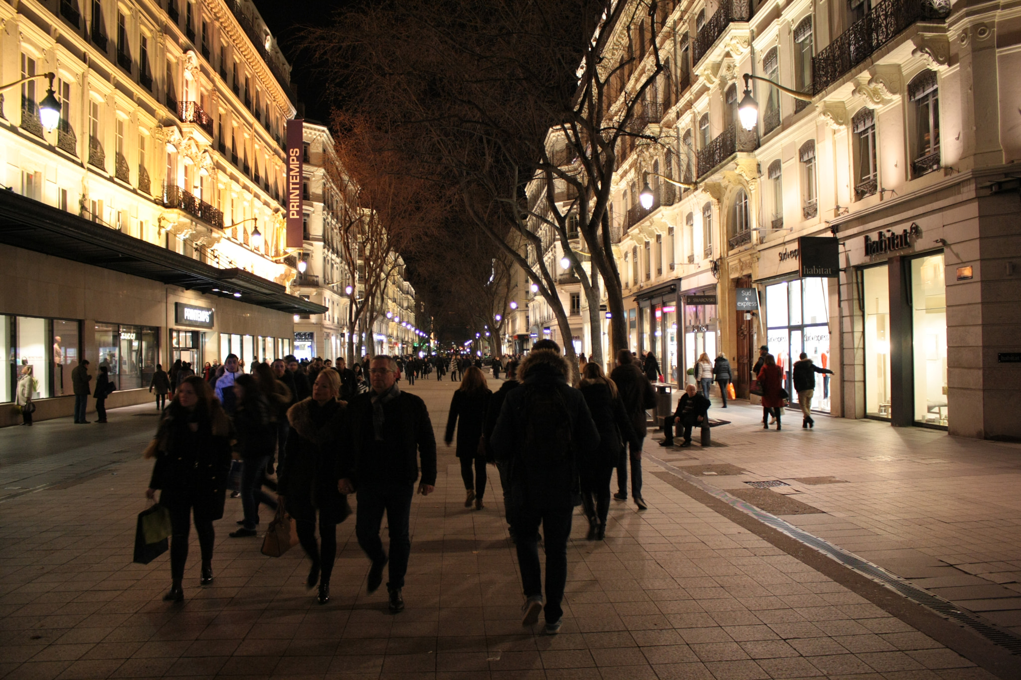Canon EOS 1000D (EOS Digital Rebel XS / EOS Kiss F) sample photo. Lyon by night photography
